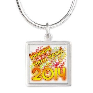 Happy new year ribbons Necklaces by JMK_Graphics