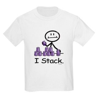 Sport Stacking Purple Cups T Shirt by busybodies