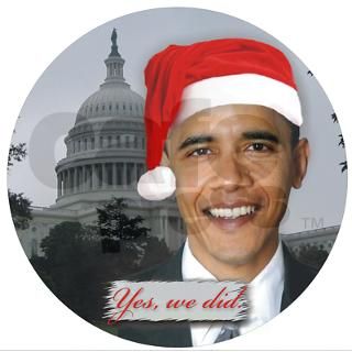 Obama Capitol Round Sticker by teeloft