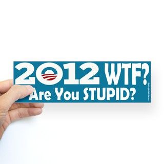 Obama 2012 Bumper Sticker by WashingtonBroke