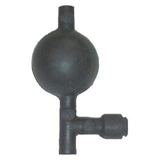 SEOH PIPETTE FILLER rubber bulb 60 ml 3 valve Black