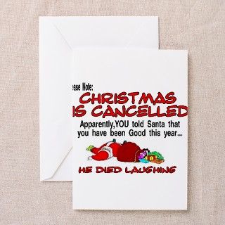 christmas is cancelled Greeting Cards (Pk of 10) by gayeyepress