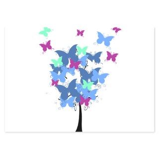 Blue Butterfly Tree.png Invitations by NaturesLittleTreasures