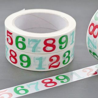 numbers sticky tape by let it reign