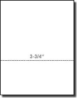 Printworks Professional Micro Perf Inkjet, Laser, or Copy Paper, 3 3/4" Inches, 24 lb. Heavy Weight Letter Size (8.5 x 11), White, 500 Sheets  Multipurpose Paper 