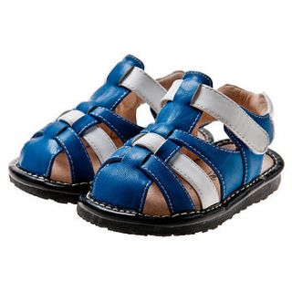 boy's leather squeaky sandal shoes henry by my little boots