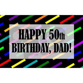 50th Birthday For Dad Greeting Cards (Pk of 10) by BirthdayHumor1