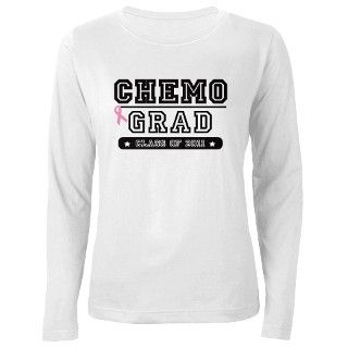Chemo Grad   Pink Ribbon T Shirt by howdygal