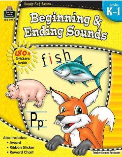 Beginning & Ending Sounds Grades K 1 (Ready*Set*Learn) (9781420659528) Eric Migliaccio Books