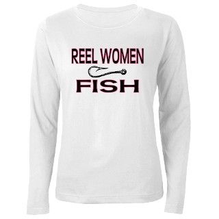 Reel Women Fish T Shirt by t_shirt_kings