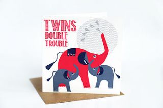 twins card by allihopa