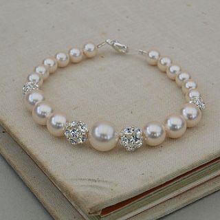 ella ivory pearl bracelet by jewellery made by me