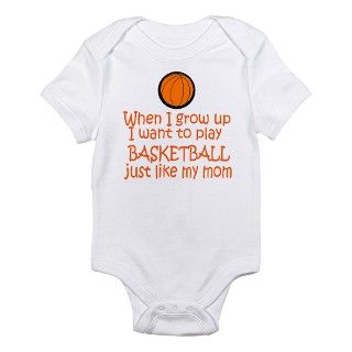 Basketballjust like MOM Infant Bodysuit by koolkidzbabes