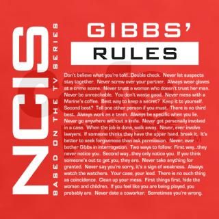 NCIS Gibbs Rules Tee by KinnikinnickToo