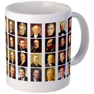 All 44 presidents Mug by microbdesign