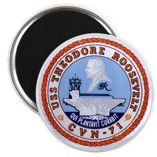 USS Theodore Roosevelt CVN 71 US Navy Ship Magnet by military_outlet