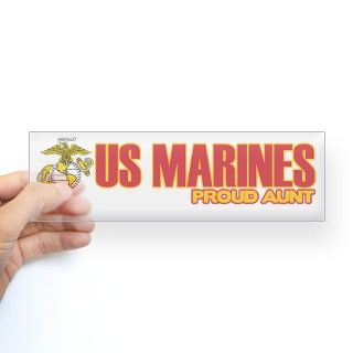 Proud Aunt Bumper Sticker by militaryvetshop