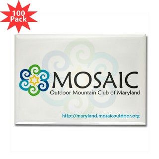 Maryland Mosaic Rectangle Magnet (100 pack) by mosaicmd