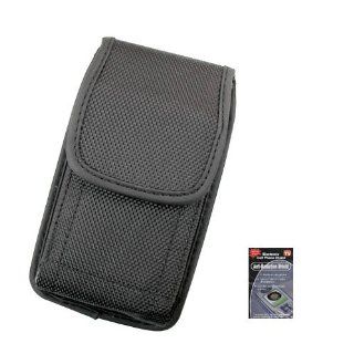 Canvas Vertical Heavy Duty Case with Metal Clip and Velcro Closure Big Enough to Fit the Otterbox Defender Case for Samsung Galaxy S3, SIII Phones. Comes with Antenna booster. Cell Phones & Accessories