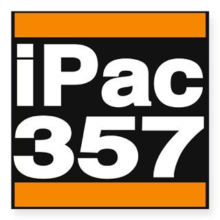 ipac 357 orange Sticker by PacificCoastDesigns
