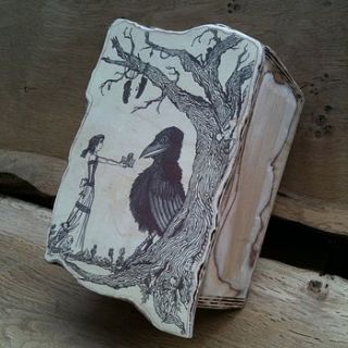 crow keepsake box by craft house concept