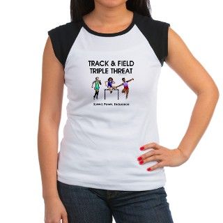 Womens Track and Field Slogan Tee by limitlesspos