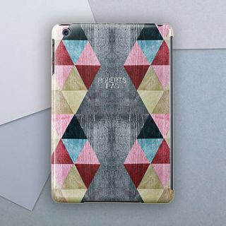 personalised triangles case for ipad mini by giant sparrows