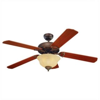 Monte Carlo Fan Company 52 Ornate 5 Blade Ceiling Fan