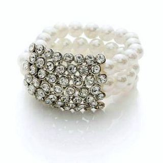 pearl sparkle bracelet by cherry & joy