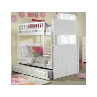 Donco Kids Twin Over Twin Bunk Bed with Twin Trundle Bed