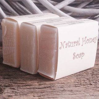 natural honey handmade soap by white rose soaps