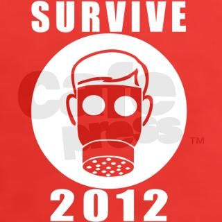 Survive 2012 Gas mask Tee by endoftimes