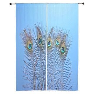 Peacock Feathers Curtains by mypeacockshop