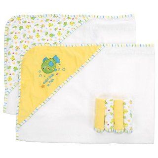 Especially for Baby Fish Hooded Towel and Washcloth Set  Hooded Baby Bath Towels  Baby