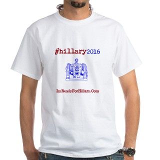 ImReadyForHillary White TShirt Front And Back Logo by ImReadyForHillary