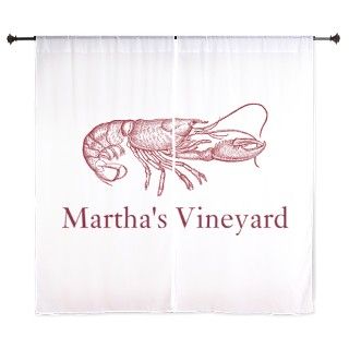 Marthas Vineyard Lobster 60 Curtains by PauseforClaws