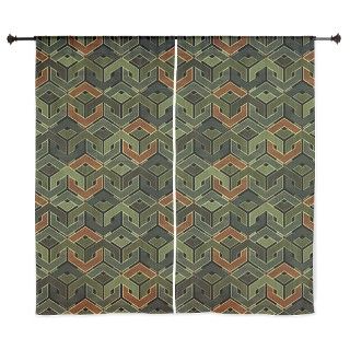 Army Barracks 60 Curtains by patternshoppe
