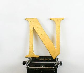 vintage shop sign letter n by bonnie and bell