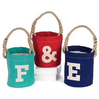 alphabet bucket bag by the mariners supply co