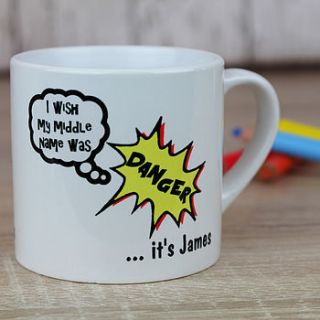 superhero mug by 3 blonde bears