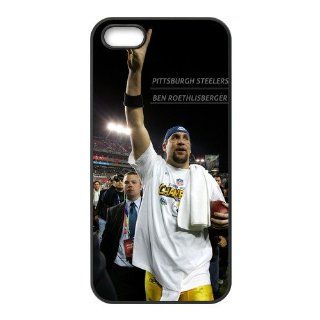 Hot Pittsburgh Steelers hard case with Ben Roethlisberger graphic for iPhone 5 5s 1 pack Cell Phones & Accessories