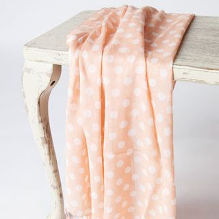 spot viscose scarf by housley & co