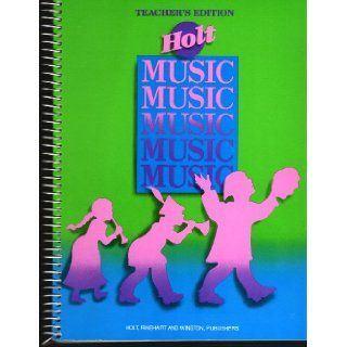 Music  Teacher's Edition Boardman (etal) 9780030052699 Books