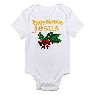 Happy Birthday Jesus Infant Bodysuit by TerryDee