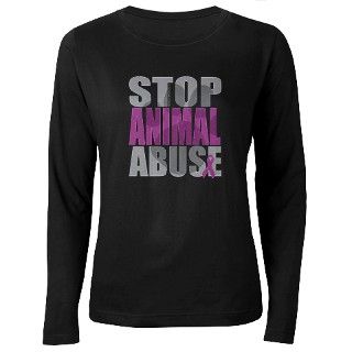 Stop Animal Abuse(Paw) T Shirt by TheSmokingParrot