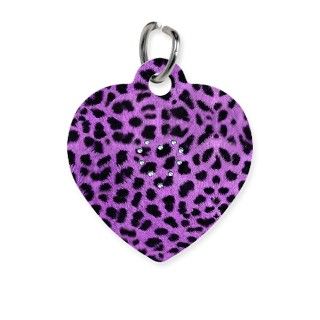Purple Cheetah Pet Tag by anilinegifts
