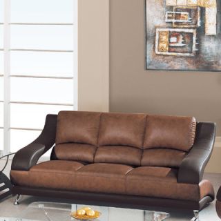 Global Furniture USA Zoe Leather Sofa