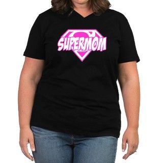 supermom symbol funny hero Plus Size T Shirt by massappeals