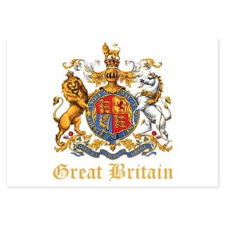 Great Britain Coat of Arms Heraldry_GoldLT.png Invitations by RooseveltBears