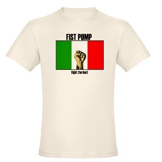 Jersey Shore Fist Pump Fitted T Shirt by tetees
